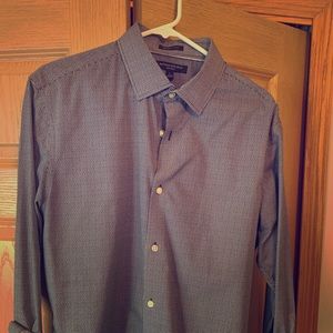 Banana Republic Grant Fit Shirt - Dark Grey